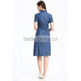 Domin Fashion Latest Formal Embroidery Jean Dress Patterns thumbnail-6