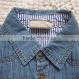 Kid's New Design Fashion Short Sleeve Denim Shirt Clothing Stocklots thumbnail-4