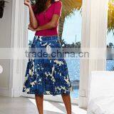 Ladies Cotton Printed Skirt thumbnail-1