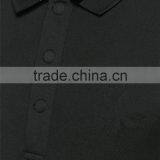 Slim Men Black Custom 100%cotton Man Polo T-shirt thumbnail-5