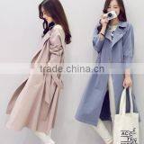 Zm35728a Fashion Autumn Women Boutique Long Trench Coat for Wholesale thumbnail-2