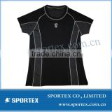 Women's short sleeve compression top / compression shirt for women / compression top