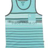 Kids Clothing, Sleevesless Kids T-shirt ,Strips Kids T Shirts thumbnail-3
