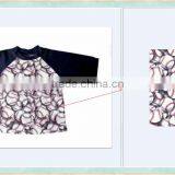 Bodysuit Manufacturer Kids Tops Casual Style Long Sleeve Floral Print Latest Design Girls Top thumbnail-1