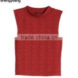 New Arrival Lady's Sleeveless Top Wholesale Fashionable Fitness Tank Top Guangzhou Manufacturers thumbnail-6
