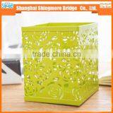 Cheap Wholesale Good Quality Mental Carved Hollow Pen Holder for School and Office thumbnail-6