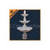 Three Tierd Outdoor Stone Water Fountains Carved For Garden Decorative thumbnail-1