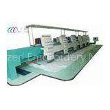 Multi Needle 6 Head Cap / T-shirt Embroidery Machine With Auto Trimmer