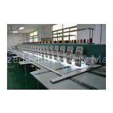 1200RPM Flat Bed High Speed 24 Heads Embroidery Machines With Dahao 366 8\