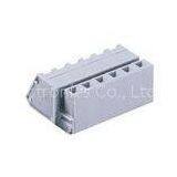 2-24 Pole 5.0mm Pitch IEC 250V 16A Female Right Head Conncetor With Spring Cage Clamp