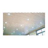 Decorative beveled Strip Suspended Metal Ceiling S shaped , 150mm * 3450mm