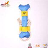 Plush Dog Tug Toy Bone Shape thumbnail-1