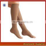 Custom Medical Zipper Compression Sock, Compression Beige Socks, Open Toe Knee Length Calf Sleeves--ZP00114 thumbnail-2