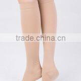 ZT-03 High Quality Women's 15-20 MmHg Sheer Open Toe, Knee High Compression Stockings thumbnail-4