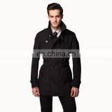 2016 Hot Sale Spring Men's Black Fashion Style Wind Coat
