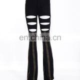 Steampunk Military Style Stretchy Natural Cotton Trousers thumbnail-1