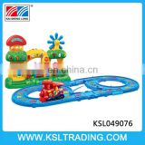 Multifunction learning piano train track toy for good sale