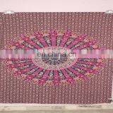 wholesale custom wall elephant mandala tapestry cotton hippie tapestries