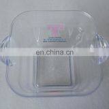 Transparent Square Ice Cooler Bucket With Two Handles thumbnail-2