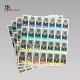 Round Laser Etched Adhesive Security Hologram Labels With Serial Numbers thumbnail-3