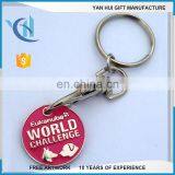 Customized Logo Shopping Cart Coin Key Chain thumbnail-2
