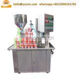 Hot Sale Semi Automatic K Cup Mineral Water Milk Cup Filling and Sealing Machine thumbnail-4