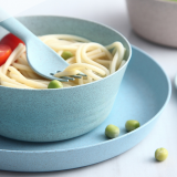 Spot Wheat Straw Tableware Wheat Straw Tableware Set Cup Bowl Set Cutlery, Fork and Spoon Set Anti - Fall Plate Wholesale thumbnail-2