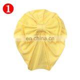 New 2020 Lovely Infant Cap 100% Cotton Double Bow Hat For Baby Girls 2 Layer India Hat Kids Beanie Baby Hats Caps thumbnail-3