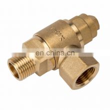 1/2''Factory high quality brass bronze ferrule hose connector valve