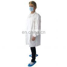 Sterile Vacuum Packing Lab Coat Disposable SF Microporous Laminated