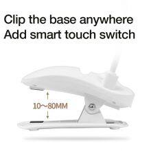 Touch Desk Lamp Dimming Table Lamp Clip Flexible Usb Charging Eye Protection Student Reading Lamp Phone Holder for Bedroom thumbnail-5