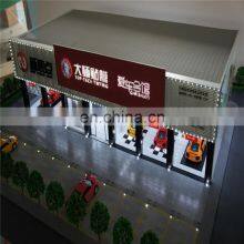 Abs and Acrylic Handmade Model With Building Model Cars, 3d Building Models