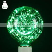 New Arrival 3w LED Bulb Edison G95 E27 220V Colorful Christmas String Light Bulb thumbnail-4