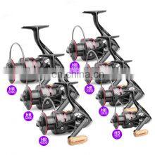 Amazon Горячие продажи. 12BB Рыболовные снасти для карповой рыбалки с деревянной рукояткой. Оптовая продажа. Спиннинговые рыболовные катушки для прибрежной рыбалки thumbnail-5