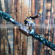 240CM 2 Sections XH Power Catfish Snakehead Casting Fish Rod Small Fish Fighter Carbon Fiber Fishing Tackle Lure Casting Rod thumbnail-2