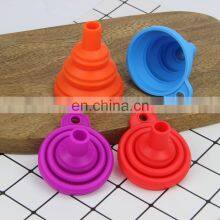 Kitchen Tools Silicone Foldable Portable Household Liquid Dispensing Funnels thumbnail-2