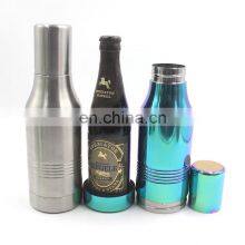 Silver Leak Proof Beer Holder Stainless Steel Insulator Double Wall Beer Bottle thumbnail-3