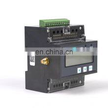 Three phase din rail smart digital kwh electric energy consumption with lcd display