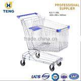 Asian Style High Capacity Shopping Cart Basket Push Cart thumbnail-2