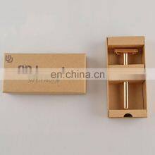 High Quality Gold Men Shaving Razor Professional Men Safety Razor Single Blade Shaving Razor thumbnail-4