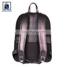 Excellent Quality Bulk Selling Matching Stitching Polyester Lining Nickle Fitting Unisex Genuine Leather Backpack Bag thumbnail-4