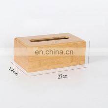 Natural Bamboo Eco-friendly Tissue Storage Box Multi-function Dinning Room Living Room Toilet Tissue Box thumbnail-4