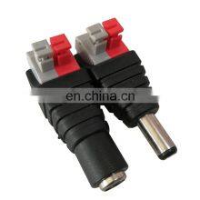 2.1mm/5.5mm 1.5A Power 12V Male/ Female DC Power Connector To Clip Terminal Connector