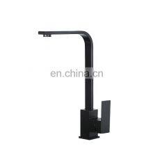 Basin Tap Black Kitchen Stainless Steel Sink Mixer Three-Way Faucets