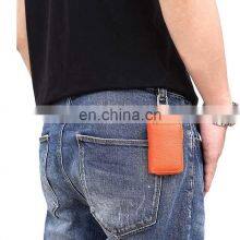 Online Shopping Women Men Custom Zipper Leather Vehicle Car Key Case With Keyring Holder thumbnail-4