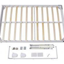 Manual Folding Bed Horizantal Wall Mounted Bed Single Hidden Wall Beds for Sale With Bent Leg thumbnail-4