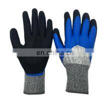 Great Grip HPPE Glass Fiber Construction Cut Resistant Level 5 Nitrile Coated Protective Safety Gloves thumbnail-1