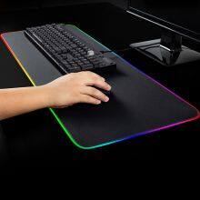 OEM Custom Printing Glowing LED Lighting Large Size Keyboard Computer Laptop Gaming RGB Mouse Pad thumbnail-2
