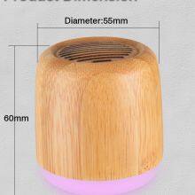 Factory Vintage Classic Wireless Bamboo Speaker Computer Mobile Portable Retro Bamboo BT Speaker thumbnail-4