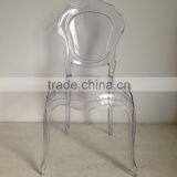 High Quality PC Wedding Clear Glass Chair thumbnail-3